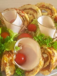 O poză a rețetei Ruladă din omletă.