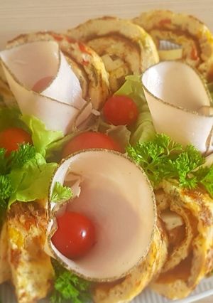 O poză a rețetei Ruladă din omletă.