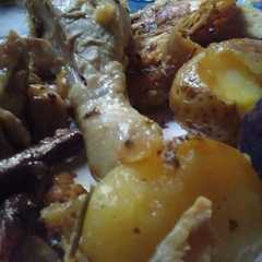 Una foto de Pollo a la cacerola con limón