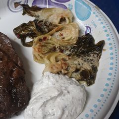 A picture of Roasted Parmesan Bok-Choy.