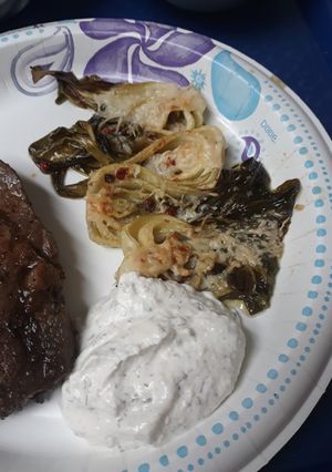 A picture of Roasted Parmesan Bok-Choy.