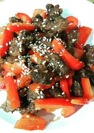Foto resep Daging sapi lada hitam