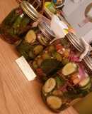 Sweet & Tangy Homemade Cucumber Pickles