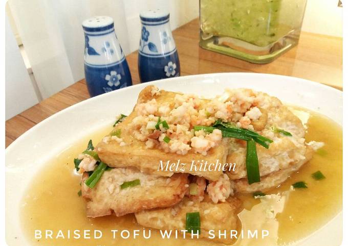 Braised Tofu With Shrimp foto resep utama