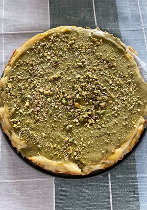 Foto principal de Tarta de queso La Viña con pistacho