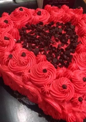 A picture of Pineapple red cake.