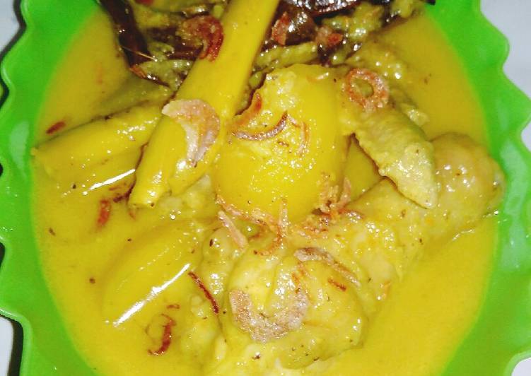 Resep Opor Ayam Bumbu Kuning Anti Gagal