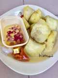 Boiled sweet potatoes