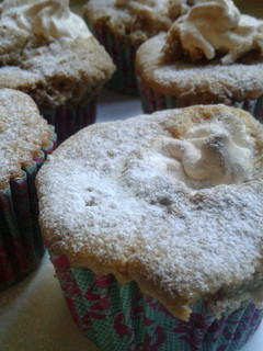Una foto de Muffins navideños