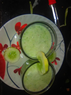 A picture of Cucumber Lassi.