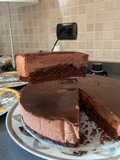 Torta al cioccolato a tre strati