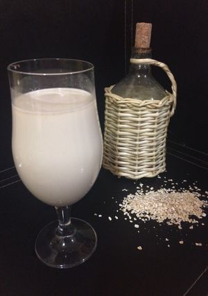 Una foto de Leche de avena