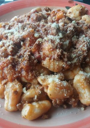 Una foto de Ñoquis caseros
