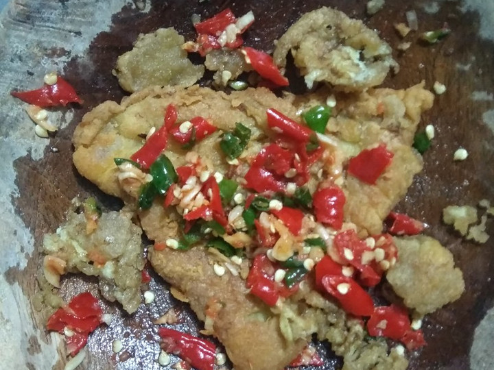 Resep Telur ayam crispy geprek Anti Gagal