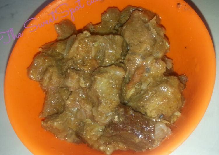 Sweet and sour beef# my mum's contest #