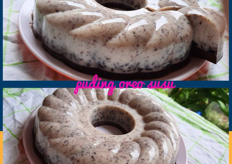 Puding oreo susu