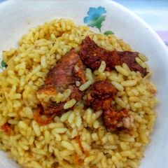 A picture of Jollof Rice 3.