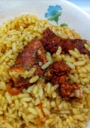 A picture of Jollof Rice 3.