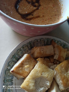 Foto resep Tahu Goreng cocol Sambel Kacang