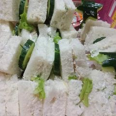 A picture of Egg & cucumber sandwich.