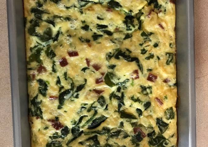 Spinach quiche creamy