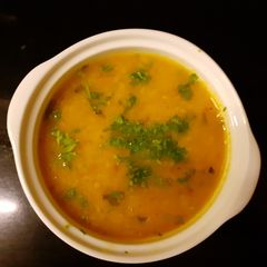 A picture of Ghar ki Peeli Dal.