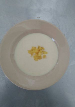 Una foto de Crema de manzana