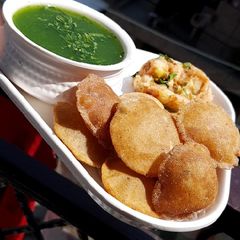 A picture of Navratre golgappe.