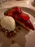 Rhubarb and Pistachio Tart