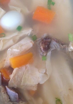 Foto resep Sup ayam telur puyuh