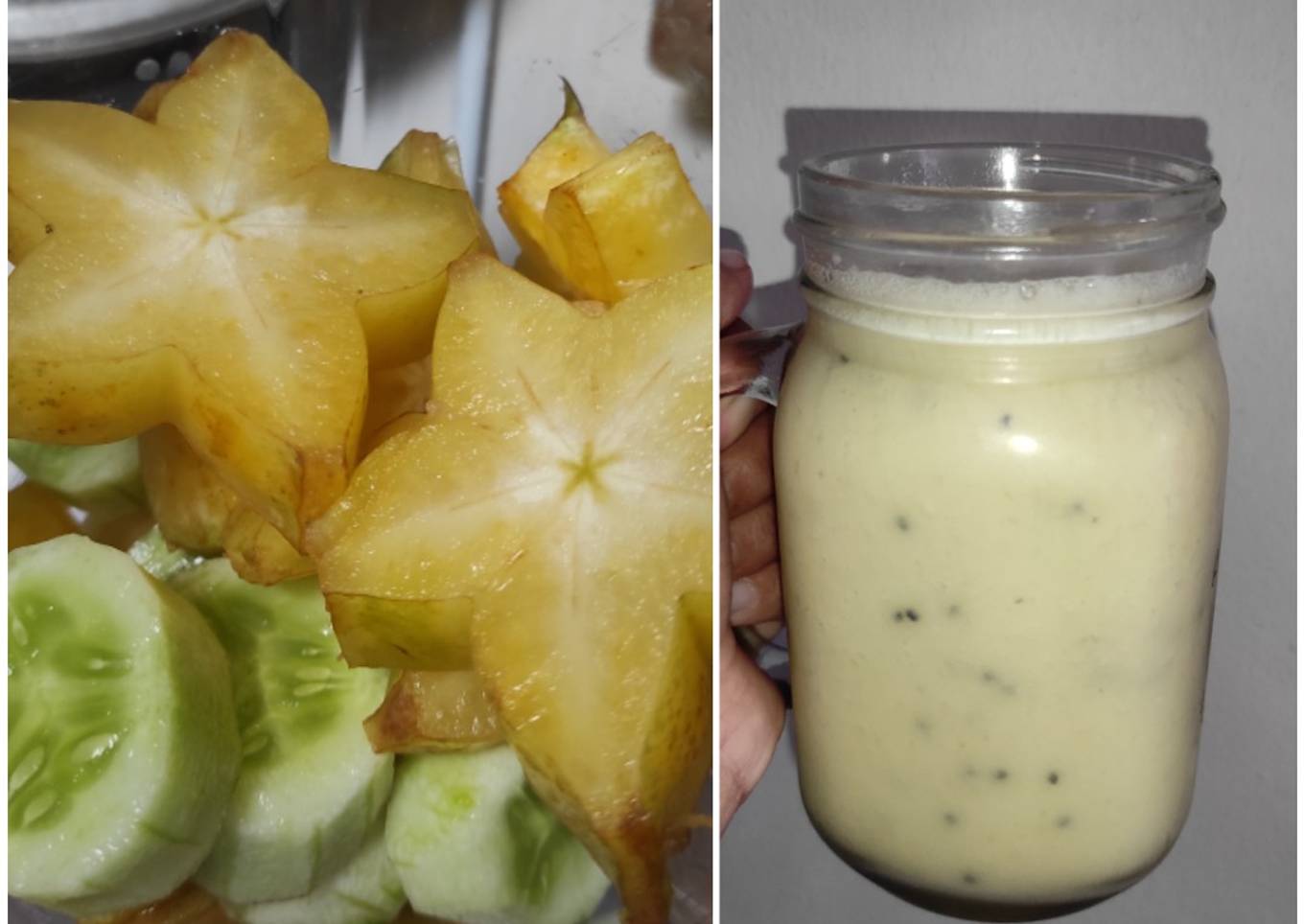 Yellow smoothie