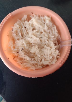 A picture of Jeera rice.
