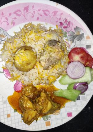 চিকেন বিরিয়ানি (chicken Biryani recipe in Bengali) রেসিপির প্রধান ছবি