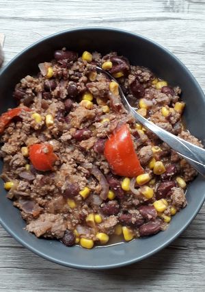 Une photo de Chili con carne