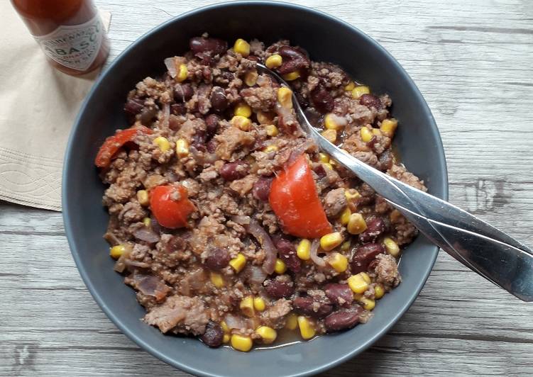 Recette: Chili con carne