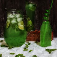 Mojito without alcohol A picture of Mojito without alcohol.