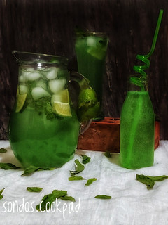 A picture of Mojito without alcohol.