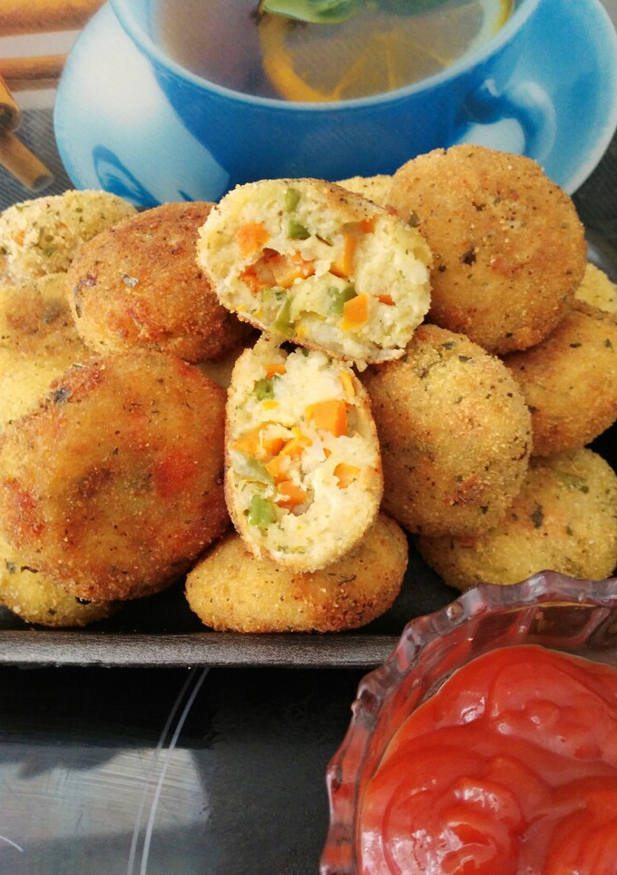 Una foto de Croquetas de verduras