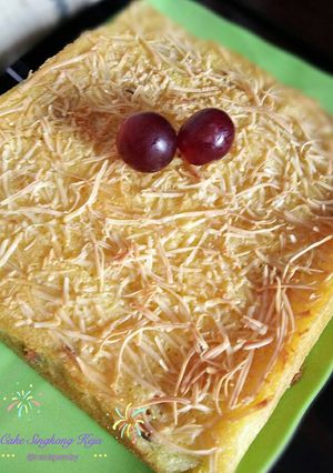 Foto resep Cake Singkong Keju Choco chips
