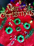Cornflakes-Marshmallow wreath