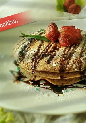 Foto resep Pancake empuk menul menul 😆