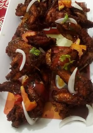 A picture of Fried Wings.