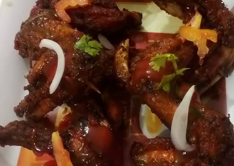 Recipe of Award-winning Fried Wings