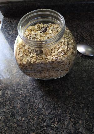 Una foto de Granola sin azúcar y sin horno