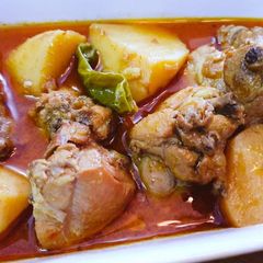 Chicken aloo curry A picture of Chicken aloo curry.