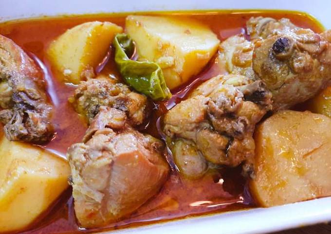 Simple Way to Prepare Favorite Chicken aloo curry