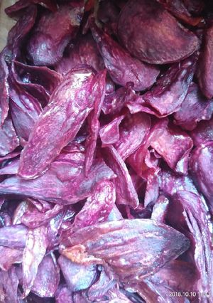 Foto resep Keripik ubi ungu