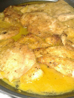 Una foto de Filetes de pollo con salsa de naranja