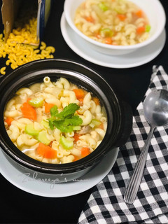 Foto resep Sup Macaroni
