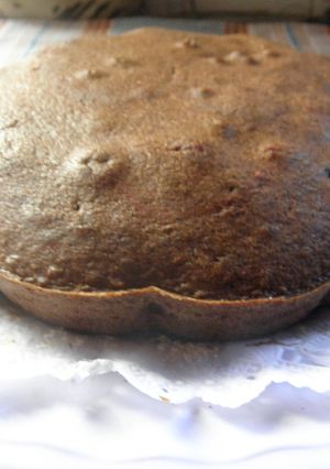 Una foto de Torta de chocolate apto celíacos